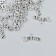 Decor for creativity Metal "Inscription. Dancing" set 30 pcs silver 1x1.9 cm