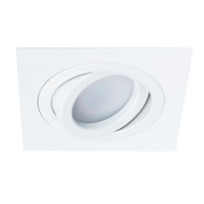 Точечный встраиваемый светильник Arte Lamp Tarf A2168PL-1WH, GU10, 50 Вт, 9.2х9.2х2.2 см, белый