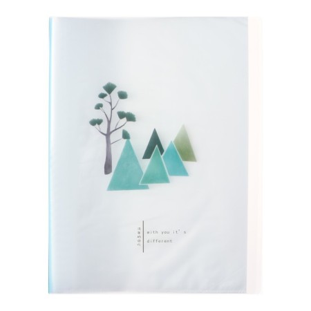A4 folder format, with 60 transparent files, Mix River River-3