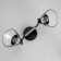 Ceiling chandelier "Arron" E27 2x40W Black 46x19x24cm