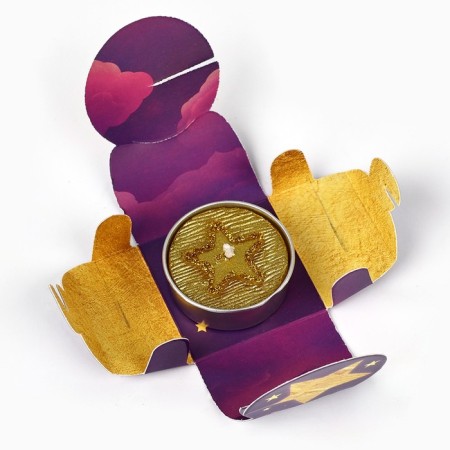 New Year's candle tea "New Year: Mix New Year", Diam 4 cm-4