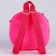 Baby backpack for anime girl, plush, pink color