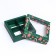 New Year. Box for 4 sweets, 12.6 x 12.6 x 3.5 "gingerbread", confectionery packaging