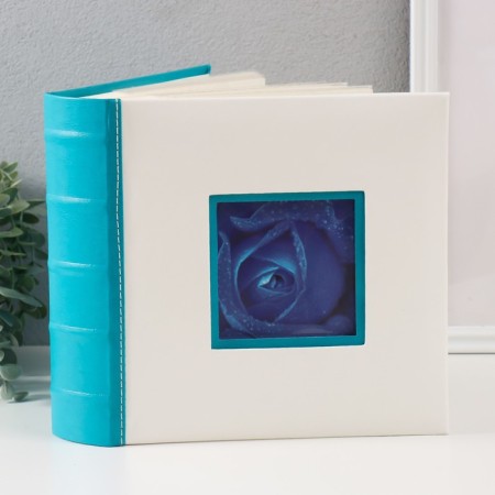 Photo album for 200 photos "White-blue" 10x15 cm-1