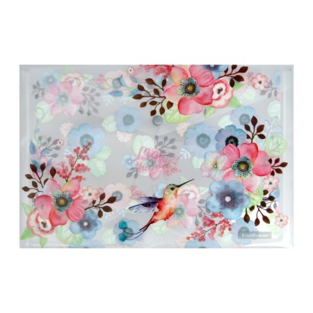 A4 button, 160 μm, Erichkrause, Colibri, translucent, glossy, with print, with print.-1