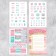Stickerbook "For Diary", 8 sheets, 14 x 21 cm