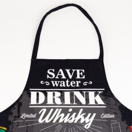Apron "Ethel" Bottles 73x71 cm cm, 100% cotton, reps 210 g/m2-4