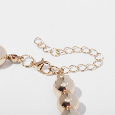 Kilepy plastic "Standard" Trio, beads No. 8, 20, color gold, 40 cm-3