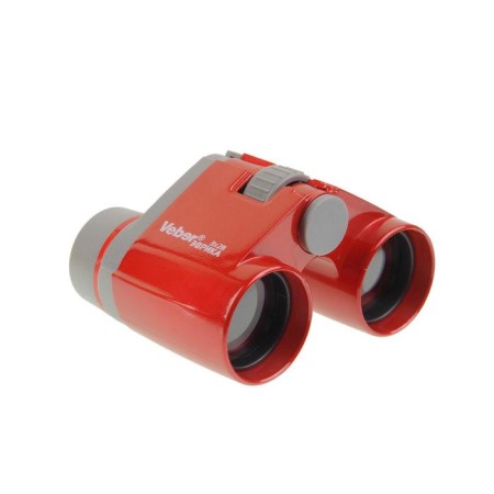 Children's binoculars VEBER EURKA, 3 × 28R, red color-3