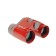 Children's binoculars VEBER EURKA, 3 × 28R, red color