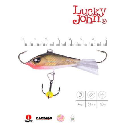 Balancir Lucky John Baltic 6 + tee, 6 cm, color 10th blister-1