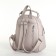 City backpack on lightning, beige color