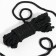 Cord twisted, d = 8 mm, 10 ± 1 m, black color