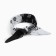 Women's scarf, white/black color, size 53x53