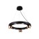 LED LED SCREED AMBRELLA LIGHT, LINTECH, FL5961, LED, 32 W, 2400LUM, 4200K, black color, gold