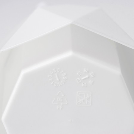 Prisming soap dispenser, 330 ml, white color-4