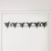 Hang -up hanger, 6 hooks, 41.5 × 7.5 × 3.5 cm, black color