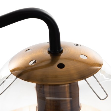 Blanchea chandelier 5x60W E27 gold/black 58x58x32cm-6