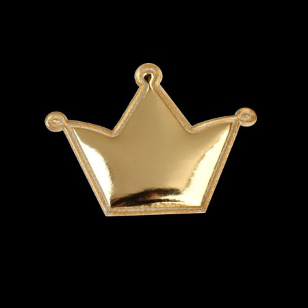 Application "Crown", 3.7 × 3.7 cm, 10 pcs, the color of the gold-1