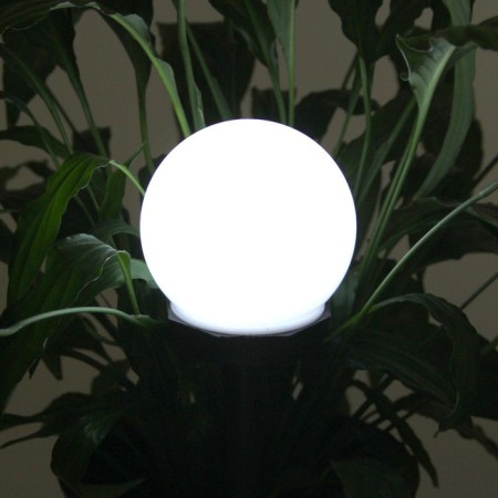 Garden lamp on the sunny battery "Small ball", 10 × 32 × 10 cm, 1 LED, glow white glow-7