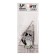 Set of triangles, 2 pieces, 10 cm "animals", transparent, plastic, in a bag