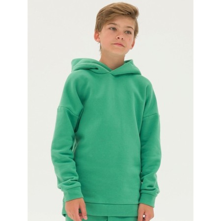 Children's sweatshirt, height 104 cm, green color