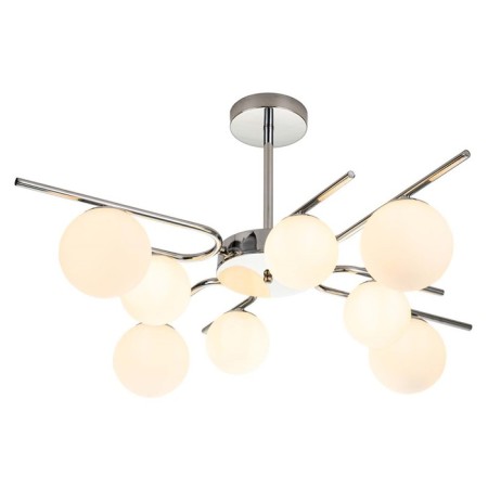 Lamp on the rod 8x40W G9, size 79x79x38 cm