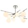 Lamp on the rod 8x40W G9, size 79x79x38 cm