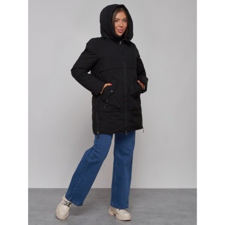 Winter jacket, size 42, black color-6