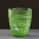 Flower pot with the pallet "Harmony", green 2 l