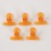 Clamps for nail extension, 3 cm, 5 pcs, color mix