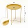 Coffee table, golden tray