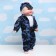 Military uniform doll 60cm, mix
