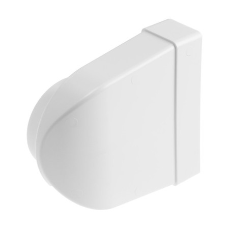 Zein connector, 60x204 mm, d = 125 mm, corner, ventilation-3