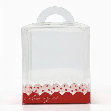 Confectionery box, chest, packaging, only for you, 16 x 16 x 18 cm-3