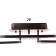 Causteen with PDU 1837/4CF LED 144W 3000-6000k Dimmer Coffee 59x59x11 cm Bayerlux