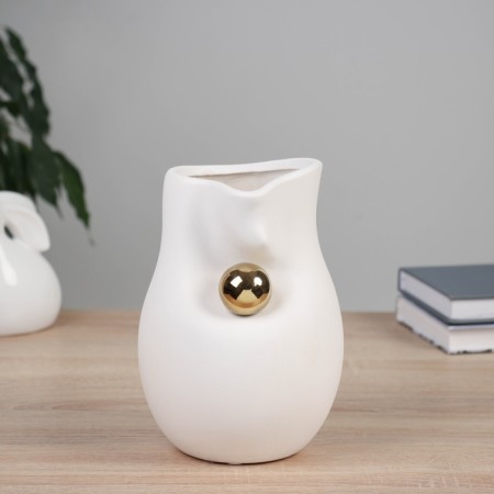 VAZ Coramics Table "Conor" D-10CM, 19.5x12 cm, white