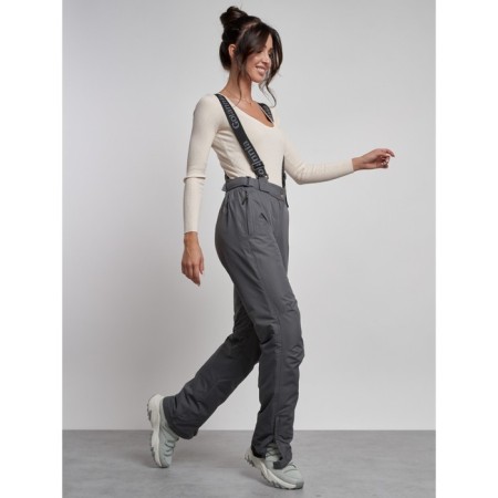 Semi -combinezone ski insulated female winter, size 44, color gray color-23