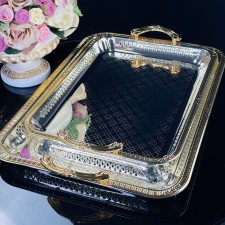 Lenardi tray set, rectangular, 2 pcs