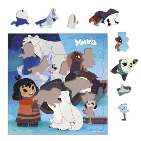 Puzzle with augmented reality "Umka and Friends", 45 details-1