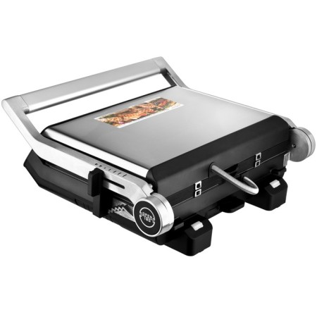Electric grill Brayer 2008br, anti -stick coating, 33x24.5 cm, silver-3
