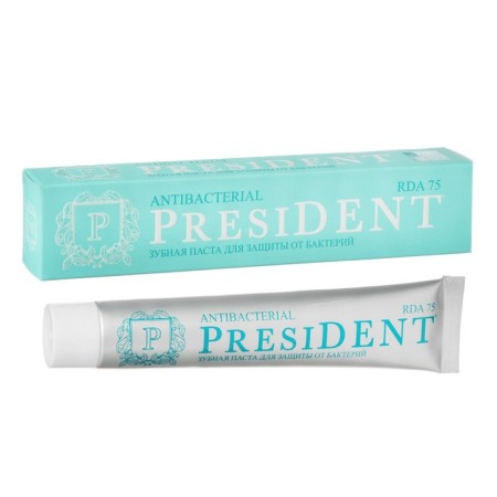 President Antibacterial toothpaste, 75 RDA, 75 ml-4