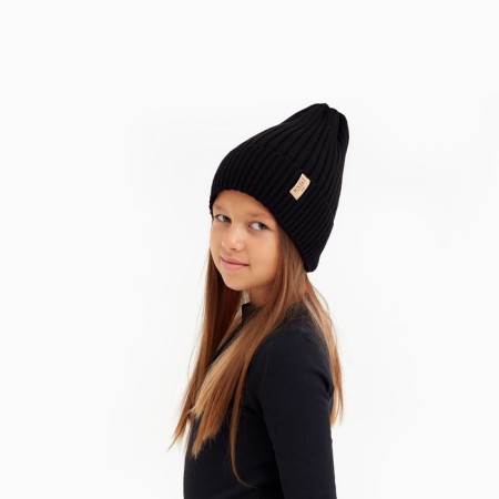 Children's hat minku with a lapel of Rr. 52-56, cent-4