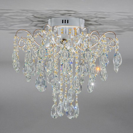 Ceiling lamp 4x60W E27, size 46.5x46.5x37 cm-2