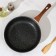 Granit Ultra pan, d = 28 cm, plastic handle, anti -stick coating, black color