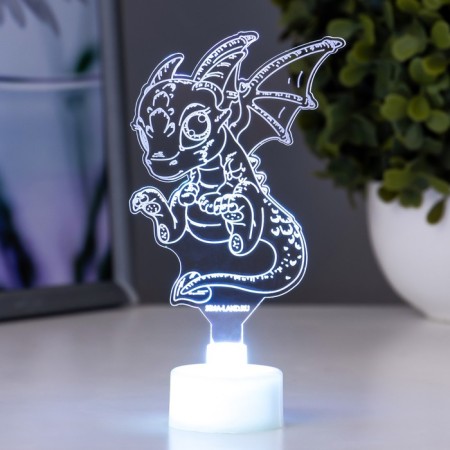 Lamp "Drass" Led RGB 6 colors from batteries LR41 7x11 cm