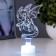 Lamp "Drass" Led RGB 6 colors from batteries LR41 7x11 cm