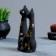 Figure "Cats lovers" black 5x10x17cm