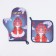 Set of kitchen. Ethel "Matryoshka": 19x19 cm, mittens-capture 20x28 cm, 100% HL