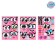 Stickers for balloon balloons, 3 sheets 21 x 29.7 cm